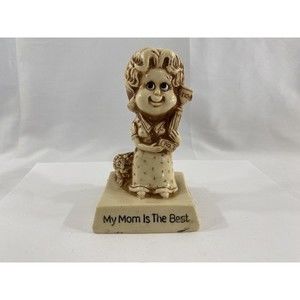 Vintage 1976 Russ Berrie & Co My Mom is the Best Figurine Collectible #9